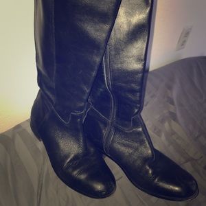 LEATHER KNEE HIGHS Corso Como Size 7.5